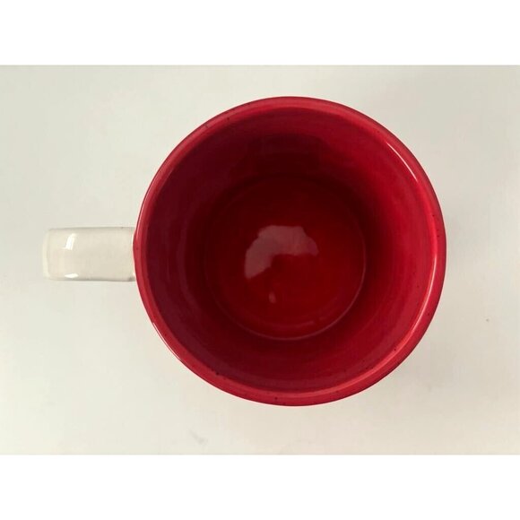 ANTHROPOLOGIE Snow Mitten Glove Monogram Initial Letter L Handled Coffee Cup Mug - Picture 4 of 5